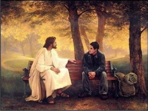 jesus-talking-on-bench